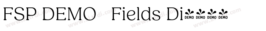 FSP DEMO   Fields Di字体转换